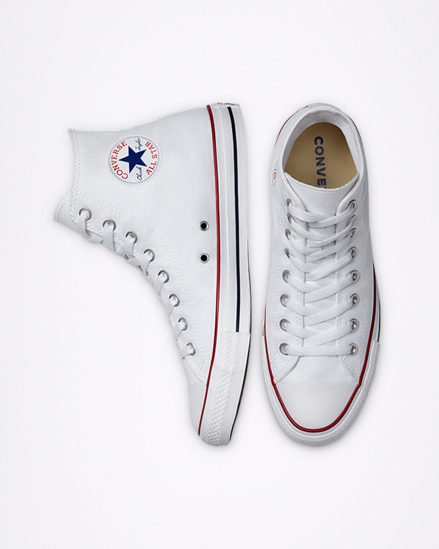 Pánské Boty Vysoké Converse Chuck Taylor All Star Classic Bílé | CZ ICRL97